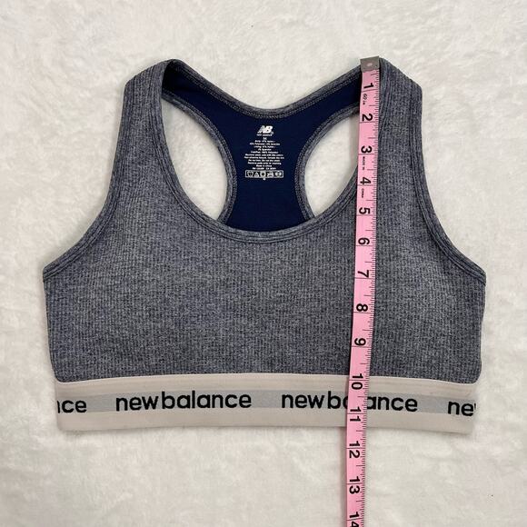 New Balance Sports Bra Blue Size Medium - Picture 7 of 9